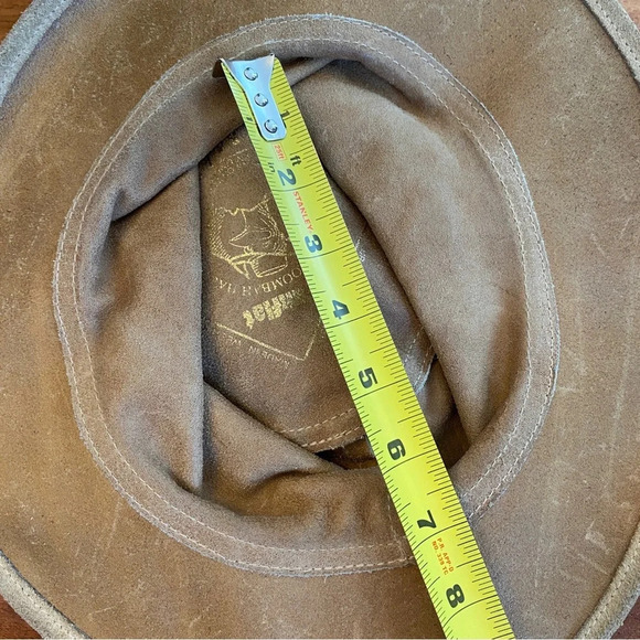 Pakflat Australian Bush Hat Handcrafted Genuine Suede Leather - Picture 12 of 15